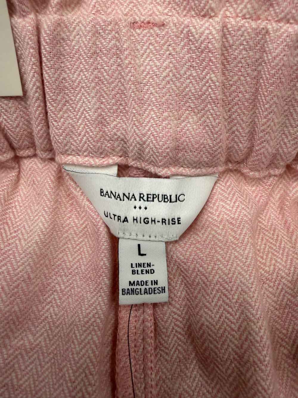 Banana Republic Linen Blend Tie Waist Shorts - size L NWT - Picture 6 of 8